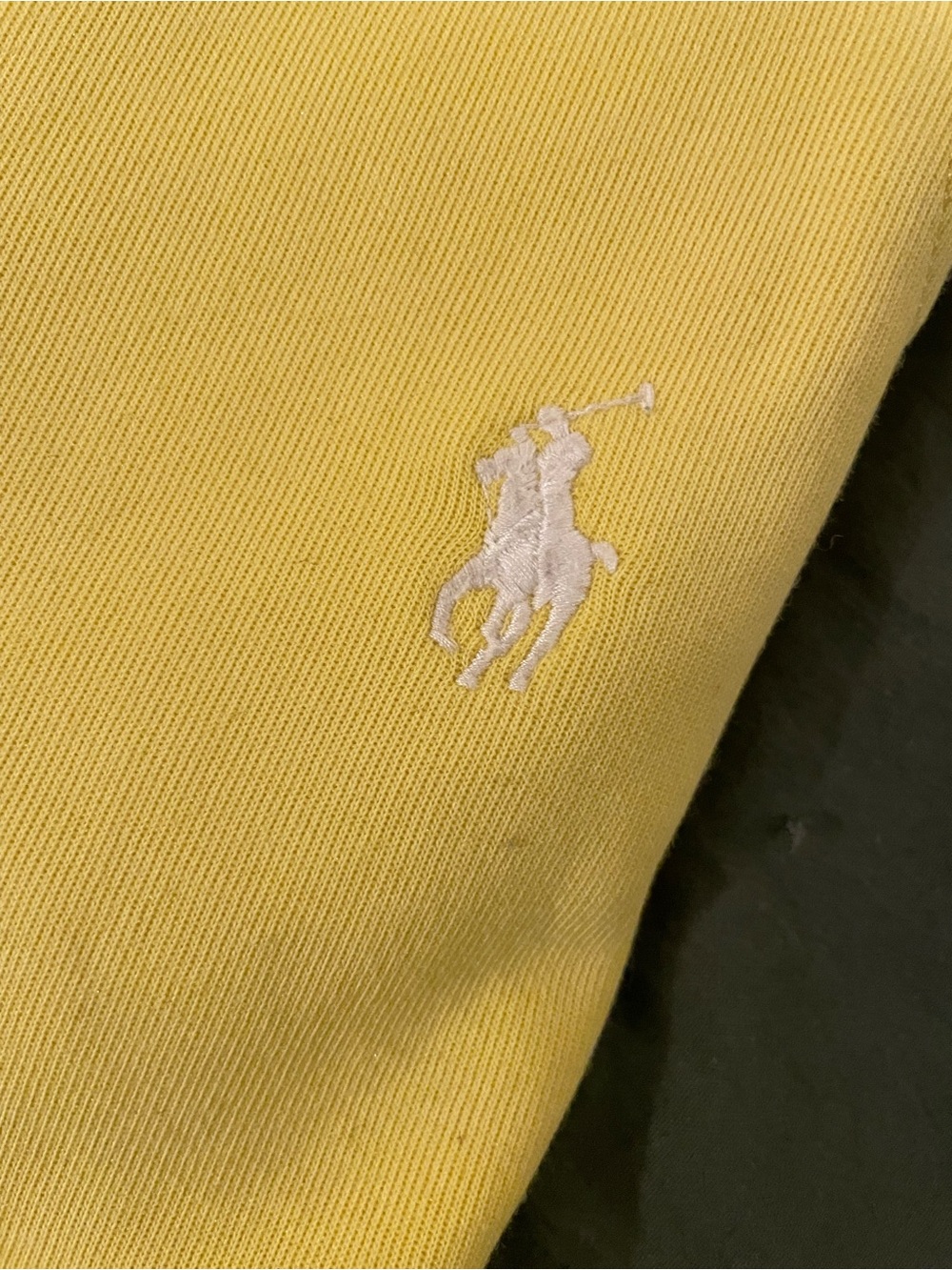 Polo by Ralph Lauren Bright Yellow Knit Drawstring Athletic Shorts - Picture 3 of 4